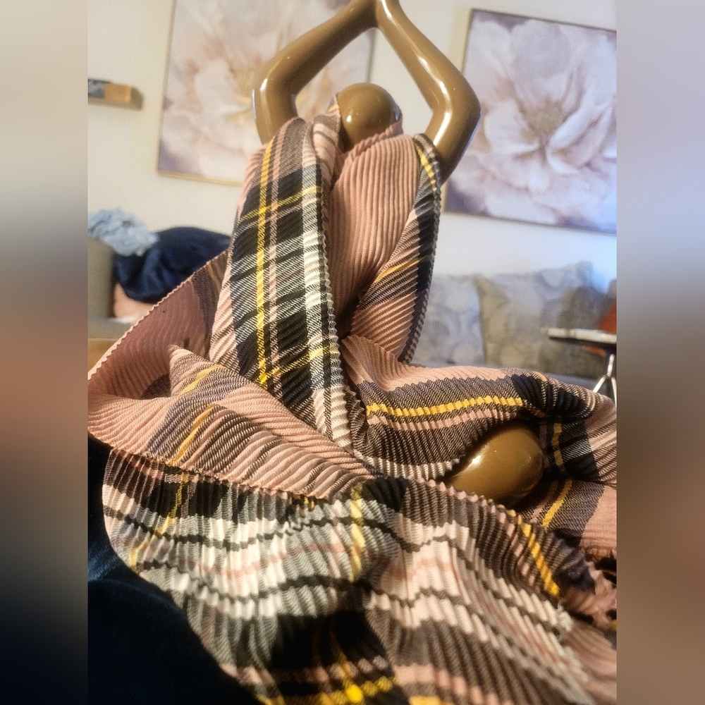 Rachel roy plaid scarf